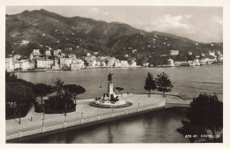 ITALIE - Rapallo - Vue Sur Le Quai - Statue - Monument - Vue Sur Une Partie De La Ville - Carte Postale Ancienne - Genova (Genoa)