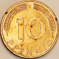 Germany Federal Republic - 10 Pfennig 1988 D, KM# 108 (#4689) - 10 Pfennig