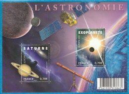 France 2009 Europa L Astronomie Offset Bloc Feuillet N°f4353 Neuf** - Mint/Hinged