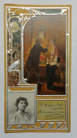 LU LEFEVRE UTILE CHROMO FELICIA MALLET "L'ENFANT PRODIGUE" (imp. LAAS PECAUD & Cie PARIS ) Circa 1910 - Lu