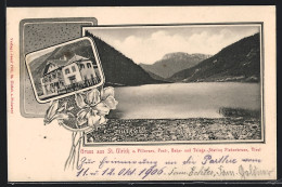 AK St. Ulrich A. Pillersee, Villa Pöll, See Mit Bergen  - Autres & Non Classés