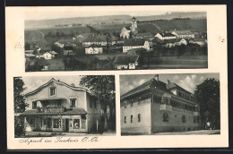 AK Aspach Im Innkreis, Brauerei Und Gasthof Hans Hofmann, Geschäft Von Fritz Baumgartner  - Sonstige & Ohne Zuordnung