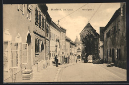 AK Haslach /Ob.-Oest., Windgasse Mit Tor  - Sonstige & Ohne Zuordnung