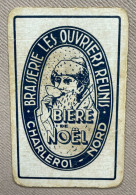 Speelkaart / Carte à Jouer - BIERE DE NOËL - BRASSERIE LES OUVRIERS REUNIS (Charleroi) BELGIUM - Andere & Zonder Classificatie