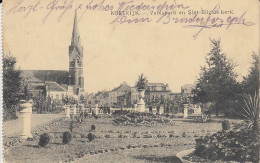 Kortrijk, Volkspark En Sint-Eligius Kerk Feldpgl1915? #F0559 - Sonstige & Ohne Zuordnung
