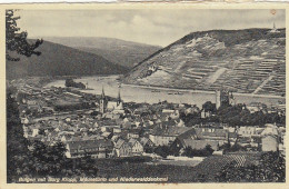 Bingen Am Rhein Mit Burg Klopp, Mäuseturm Und Niederwalddenkmal Ngl #F2608 - Other & Unclassified