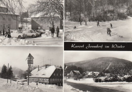 Jonsdorf, Zittauer Gebirge, Im Winter, Mehrbildkarte Ngl #F0822 - Otros & Sin Clasificación