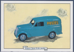 Type MonTimbraMoi Monde 20g Entier Postal CP Renault Voiture Juva 4 Des Postes  Comme Neuve - Precursor Cards