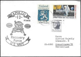 US Space Cover 1970. "Apollo 13" Recovery. USS New - Verenigde Staten