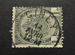 Belgie Belgique - 1893 - OPB/COB N° 53 ( 1 Value ) -   Obl. Ciney - 1900 - 1893-1907 Armoiries