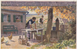 PAUL HEY "Und Der Hans Schleicht Umher..." Ngl #F2039 - Peintures & Tableaux