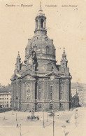 Dresden, Frauenkirche Mit Lutherdenkmal Gl1910 #F1862 - Otros & Sin Clasificación