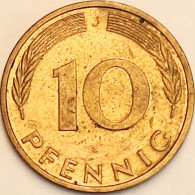 Germany Federal Republic - 10 Pfennig 1988 J, KM# 108 (#4690) - 10 Pfennig