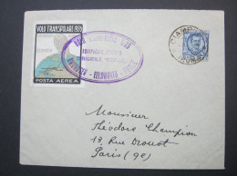 1926, Volo Zeppelin General Nobile, Lettera Con Vignetta - Marcophilia (Zeppelin)