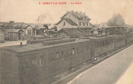 Cercy La Tour * La Gare * Train Wagon * Ligne Chemin De Fer - Otros & Sin Clasificación