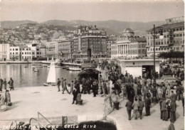 ITALIE - Trieste - Panorama Della Riva - Animé - Bateaux - Carte Postale Ancienne - Trieste (Triest)