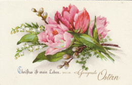 Ostern-Wünsche Mit Blumengebinde Gl1929 #F2335 - Easter