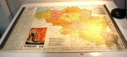 E2 Ancienne Carte Géographique - Belgique Rare Book - Cartes Géographiques
