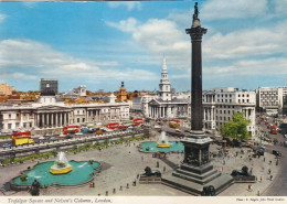 London, Nelson's Column, Trafalgar Square Gl1965 #F4393 - Sonstige & Ohne Zuordnung