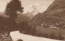 Zermatt Et La Mont Cervin Ngl #F4709 - Autres & Non Classés