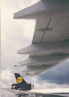 Lufthansa, Parkende Flugzeuge, Detail Ngl #F2854 - Sonstige & Ohne Zuordnung