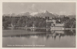 Velden Am Wörther See, Kärnten, Schlosshotel Mit Mittagskogel Gl1942 #F3789 - Autres & Non Classés