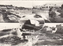 Biarritz, Grande Plage, Casino, Rocher De La Vierge, Phare, Port-Vieux Gl1964 #F3166 - Sonstige & Ohne Zuordnung