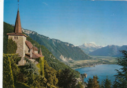 Glion, L'eglise Avec Les Dents-du-Midi Ngl #F4152 - Otros & Sin Clasificación