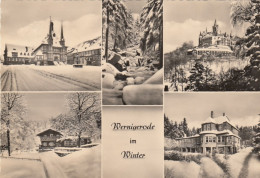 Wernigerode Im Winter, Mehrbildkarte Glum 1960? #F2959 - Altri & Non Classificati