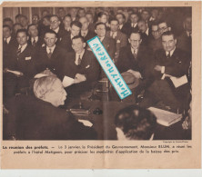 VP : Histoire : Feuille : Mr Blum , Réunion Baisse Des  Prix - Ohne Zuordnung