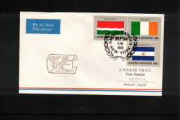 UN Wien 1988 Olympic Games Seoul - Olympic Airmail UN New York - Seoul - Sommer 1988: Seoul