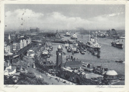 Hamburg, Hafen-Panorama Gl1939 #F3890 - Sonstige & Ohne Zuordnung