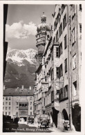 Innsbruck, Herzog Friedrichstrasse M.Goldenem Dachl Gl1943 #F3807 - Autres & Non Classés