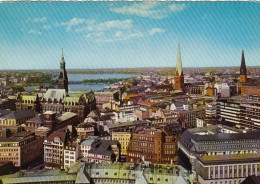 Hamburg, Blick über Die City Glum 1960? #F4822 - Sonstige & Ohne Zuordnung