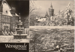Wernigerode Im Winter, Mehrbildkarte Gl1967 #F4879 - Sonstige & Ohne Zuordnung