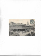 Carte Postale Ancienne Chalons Sur Marne (51) La Halle Carte  Animée - Châtillon-sur-Marne