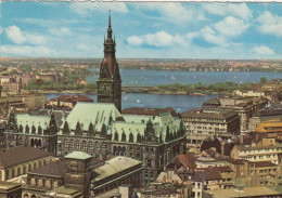 Hamburg, Rathaus Und Alster Gl1973 #F5667 - Sonstige & Ohne Zuordnung