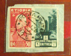 R 521 Regno ITA - Colonie Eritrea 1933 - Usati - Eritrea