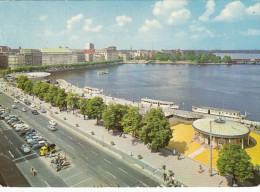 Hamburg, Jungfernstieg Und Alster Glum 1970? #F5041 - Sonstige & Ohne Zuordnung