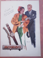 VINTAGE Advertising Print: NOVADO 35/26 Cm+- 10/14inc( 1947 France Illustr.) - Publicidad