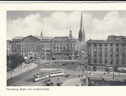Hamburg, Motiv Am Jungfernstieg Gl1952 #F5061 - Sonstige & Ohne Zuordnung