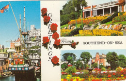 Greetings From Southend-an-Sea, Mehrbildkarte Gl1979 #F4968 - Autres & Non Classés