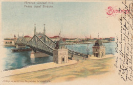 Budapest, Ferencz Josef Hid, Franz Josef Brücke, Litho Gl1902 #F4796 - Hongrie