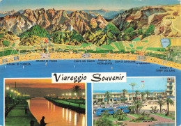 ITALIE - Viareggio Souvenir - Multi-vues De Différents Endroits - Animé - Carte Postale Ancienne - Viareggio