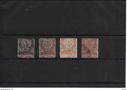 EMPIRE OTTOMAN  1876 Yvert 44-45 + 47 + 49 Oblitéré Cote : 83 Euros - Used Stamps