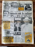 FRANCE-SOIR, Mercredi 4 Septembre 1985, Jacques Martin, Affaire Gregory, Epinal, Juge Lambert, Turnhout, Marseille... - 1950 à Nos Jours