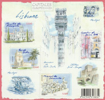 France 2009 Capitales Européennes Lisbonne Portugal Bloc Feuillet N°f4402 Neuf** - Mint/Hinged