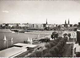 Hamburg, Lombardsbrücke Und Innenstadt Gl1959 #F5587 - Sonstige & Ohne Zuordnung