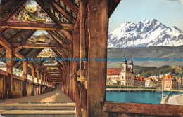 R115898 Luzern. Inneres De Kapellbrucke. E. Goetz - Welt