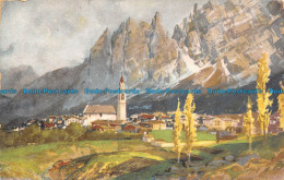 R115899 Old Postcard. Mountains. Small Village - Welt